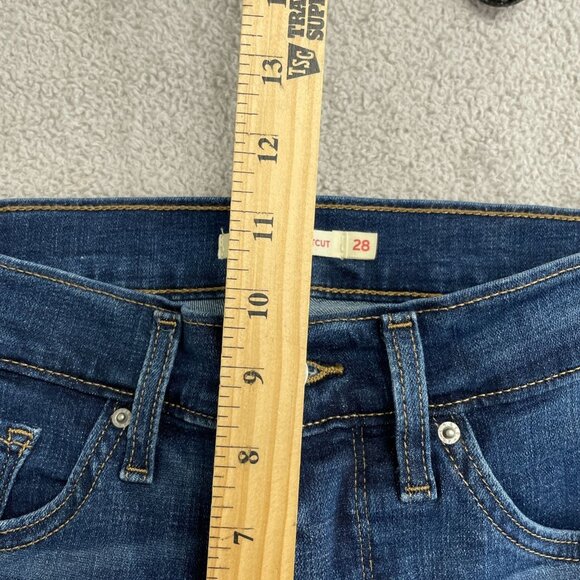 NWOT Levis 315 Women's Size 28 Shaping Bootcut Jeans Dark Wash Denim Stretch - Picture 6 of 12